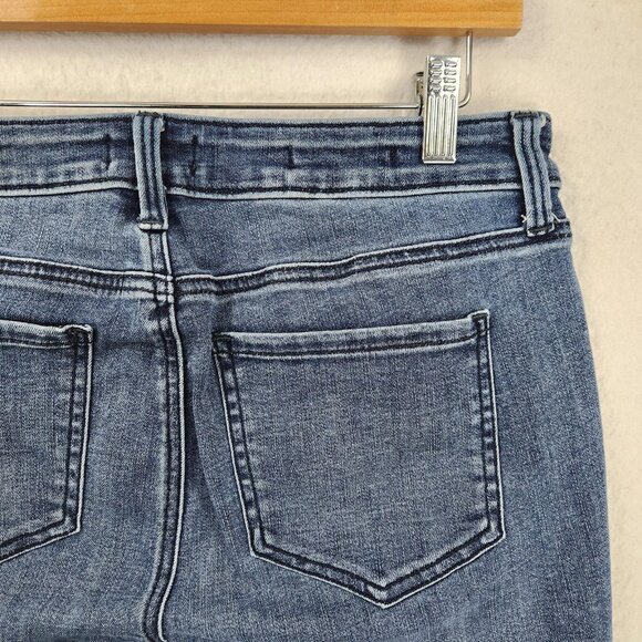 NYDJ Jeans Womens 4 Blue Sheri Slim Medium Wash Mid Rise Lift Tuck Stretch Denim - Picture 8 of 12